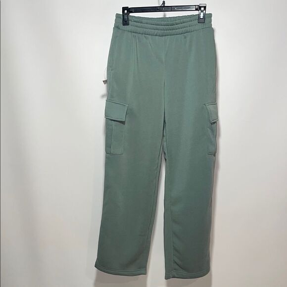 Green Cargo Track Pants - Picture 1 of 10